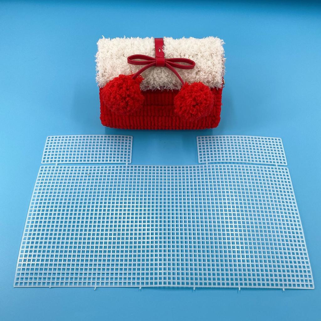 Variety Accessories Assistant Woven Material Knitted Piece Grid Plate for Weaving Bags