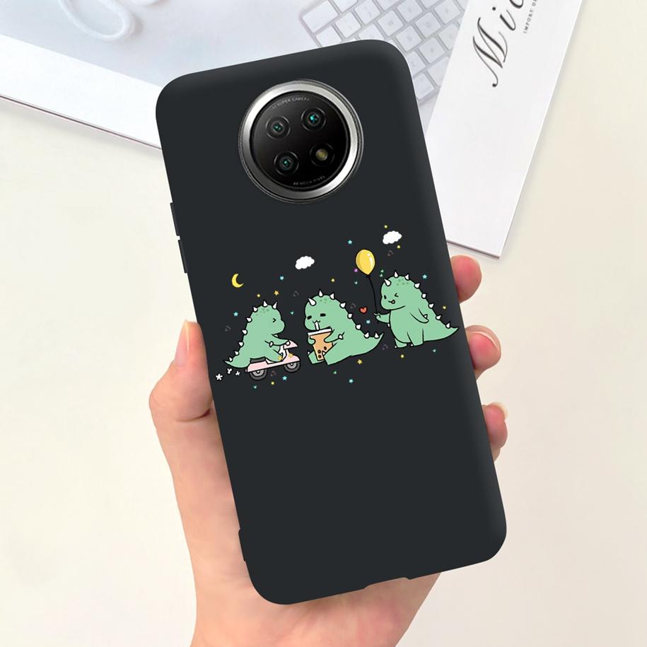 For Xiaomi Redmi Note 9T Note 9 5G Case Fashion Flower Shockproof Silicone Soft Matte Phone Cover For Xiomi Redmi Note 9T Fundas