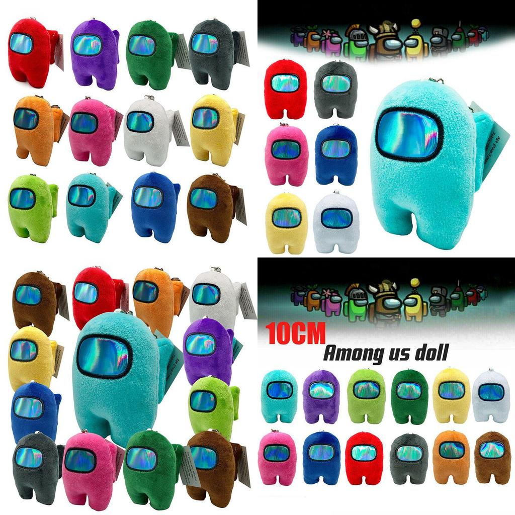 Красочный Плюшевый Among Us Мягкие Набивные Игрушки Кукла Идеально Подходит для Детского Подарка на День Рождения