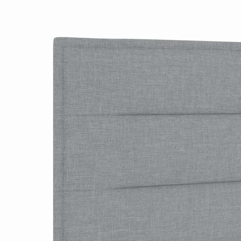 Headboard Light Grey 180 cm Fabric