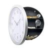 IMPACT Online Small Safe for Home Use with Hidden Wall Money Valuables Nordic Iron Door, Clock, Box, Bills, Box, (Silver)