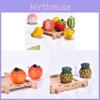 Милые и креативные миниатюрные фрукты из смолы для DIY-поделок и декора