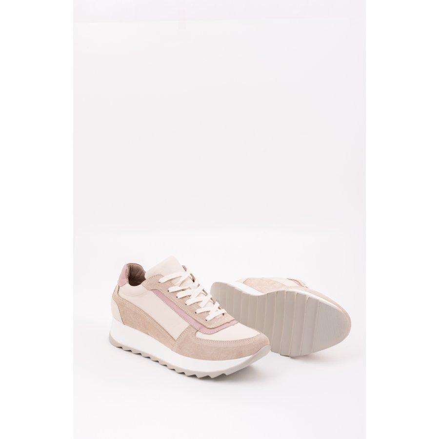 Женские кроссовки из натуральной кожи с анатомической стелькой