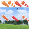 Reflective Plastic Windsock Outdoor Wind Direction Flag with Fluorescent Belt Wind Sock for Garden or Patios Decoration