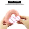 Dildo Anal Masturbator Soft and Moderate Delicate Texture Silicone Female G-spot Masturbator Dildo for Lesbian