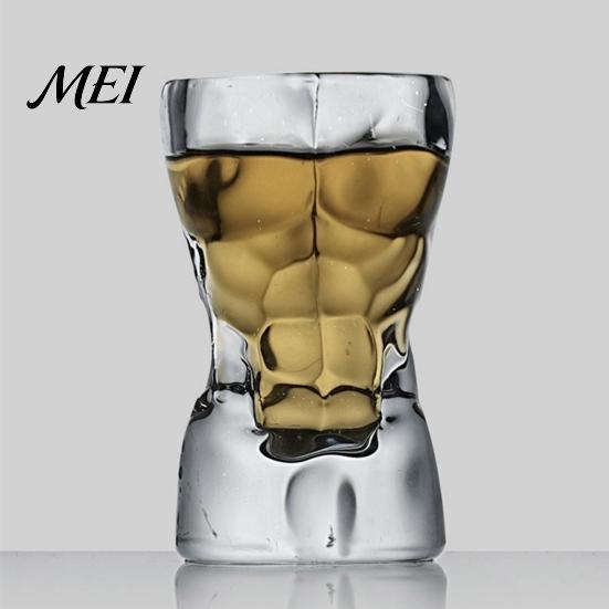 Liquor Shot Glass Body Glasses for Party, Funny Human Torso Mini Cup, Shaped Creative Novelty Drinking Bar, Unique Gift Adults