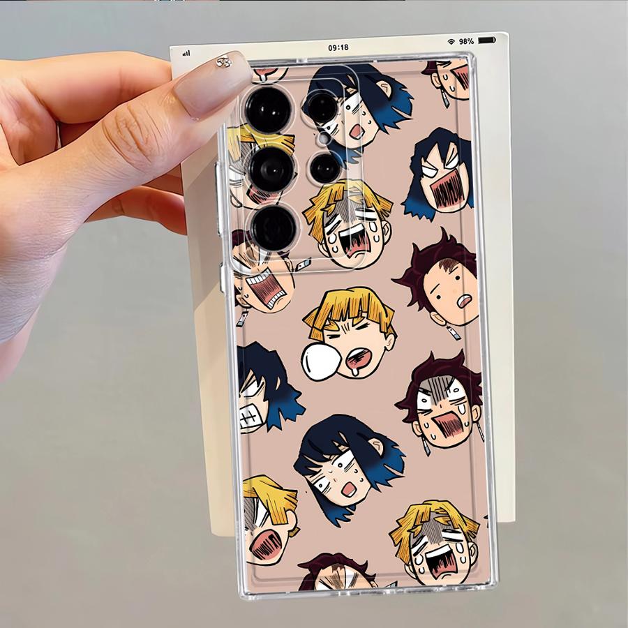 D-Demon S-Slayer Phone Cover Case for Samsung Galaxy S26 S24 S25 Edge S20 Plus S22 FE S23 Ultra Note 20 Ultra 10 S21