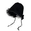 Lolita Lace Bucket Hat Summer Visor Basin Cap French Fisherman Hat  Girls