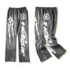 Спортивные брюки Cross-Border 23S Retro Mud Print Sweatpants – модные европейские и американские брюки-халат High Street Terry