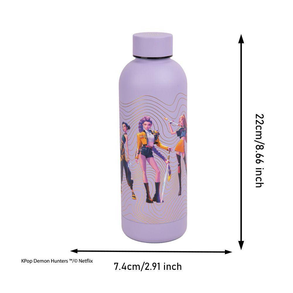 1PC Kpop Demon Hunters Officially Licensed Stainless Steel Water Bottles Large Capacity Thermos Leak Proof Drinkware Great Gift