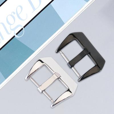 Невыцветающая универсальная пряжка для часов 18/20/22/24/26 мм из нержавеющей стали, ремешок для часов, застежка для часовщика