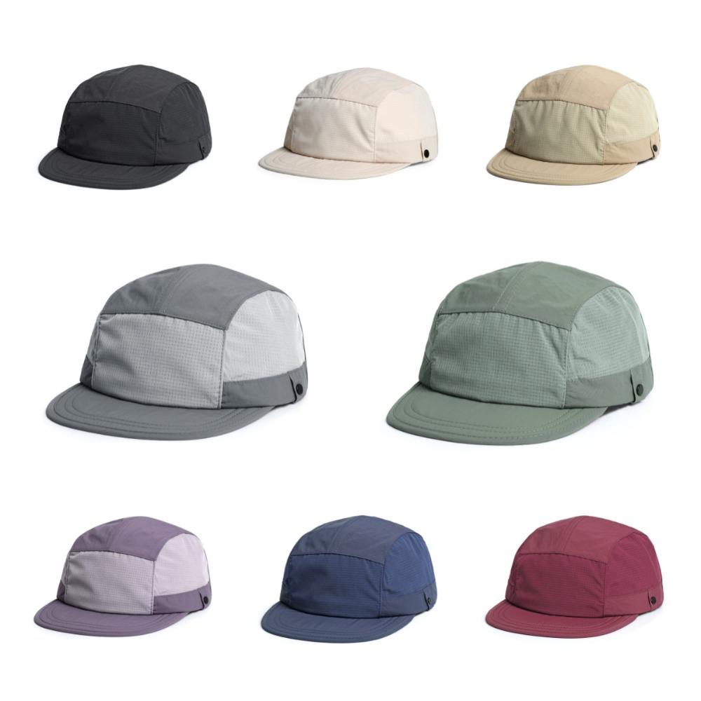 Breathable Flat-brimmed Cap Japanese 5-panel Baseball Cap Casual Mens Mesh Hat Running