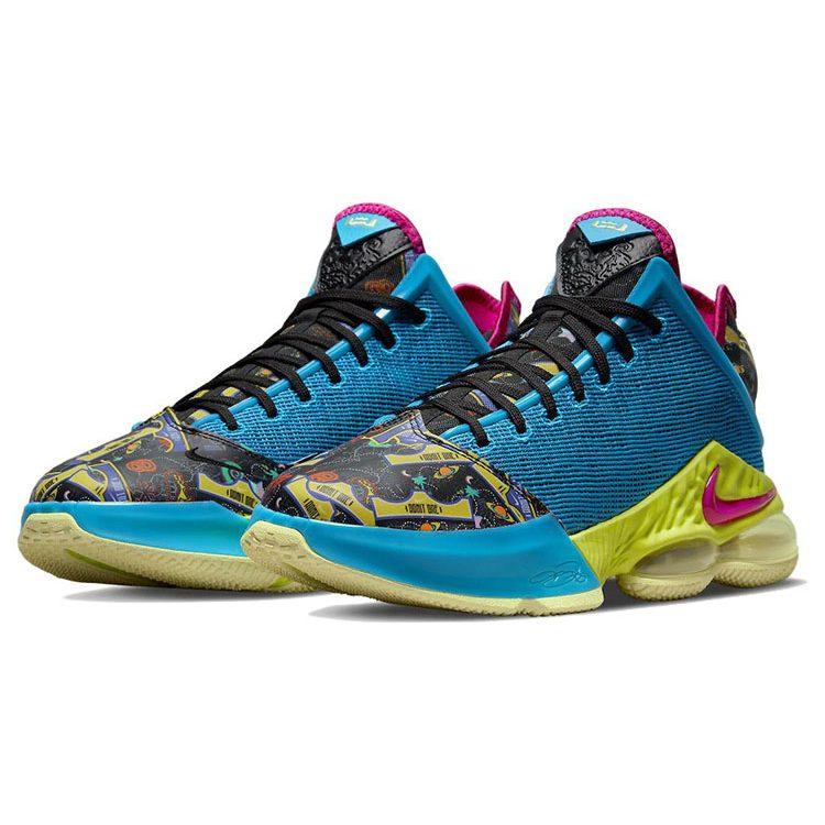 Nike Lebron 19 Low LeBron 19 Champion Moments Текстиль, Синтетическая кожа, ТПУ DM1058-500