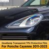 Для Porsche Cayenne 2011- Автомобильные наружные фары Защитная пленка от царапин на передние фары Прозрачная ТПУ Защитная пленка Аксессуары