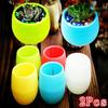 2Pcs Stone Pill Pot Reticulate Grass Pots Fleshy Plant Desktop Flower Pot Mini Flower Pot Plant Pots Random Color