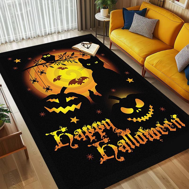 Halloween Night Living Room Nonslip Area Rug Soft Carpet For Bedroom Game Playroom Sofa Office Home Decor Doormat Christmas Gift C9301246