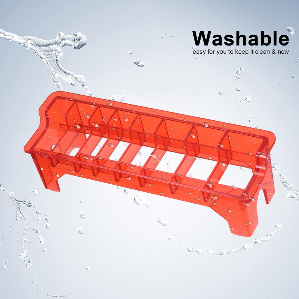 Пластиковая направляющая для машинки для стрижки волос, органайзер для расчески, 8 блоков, направляющая для машинки для стрижки волос, чехол для хранения расчески, прямоугольная стойка