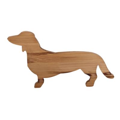 Товары для дома Деревянный декор для кухни Подставка для приготовленной еды в форме собаки Ресторанная подставка