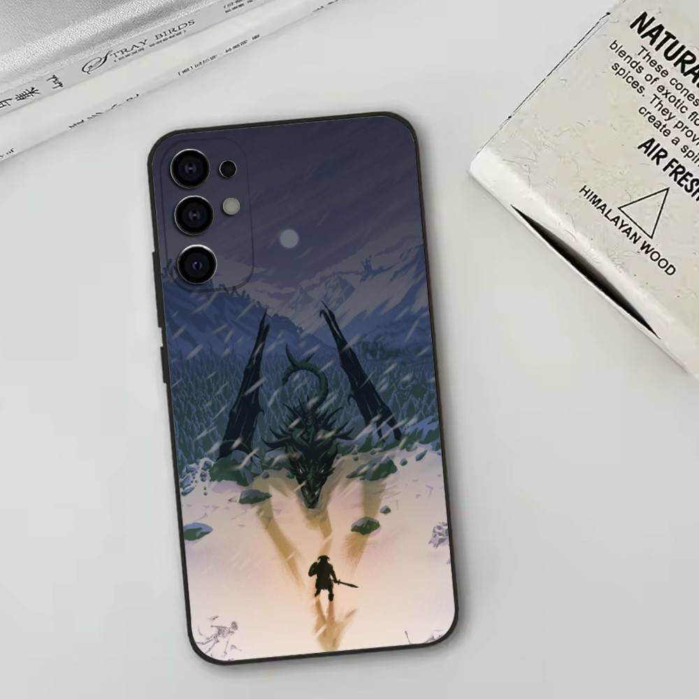 Dragonborn Phone Case For Samsung S25,S24,S21,S22,S23,S30,Ultra,S20,Plus,Fe,Soft Silicone Black Cover