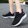New Women's Shoes Soft Sole Casual Sports Women's Shoes Breathable Single Shoes Flying Weaving Mesh Outdoor Women Running Shoe