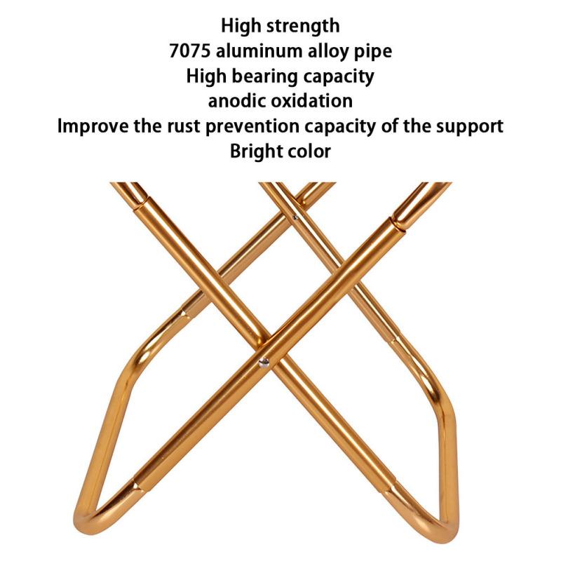 Портативный уличный табурет для пляжной рыбалки, легкий складной стул из алюминиевого сплава, кемпинга, пикника