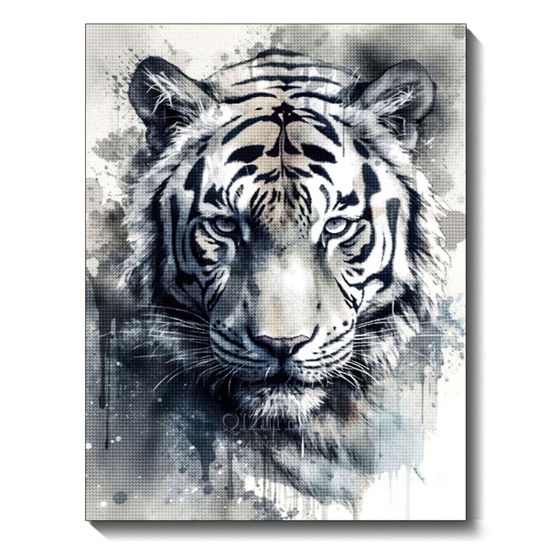 Черно-белая картина с изображением животных, алмазная живопись, собака, 5D, полная алмазная мозаика, вышивка крестом, набор для украшения дома своими руками