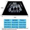 1PC Supernatural Patterned Flannel Blanket Suitable For All Seasons For Home Decor Warmth And Comfort Gifts Holiday Present