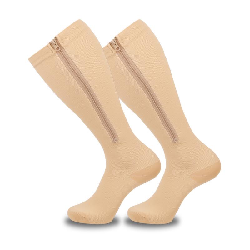 Компрессионные носки для бега на молнии: Трансграничные виды спорта, поддержка голени