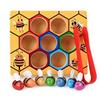 Hive of Bees To Associate Pliers Classification Colors Montessori Game