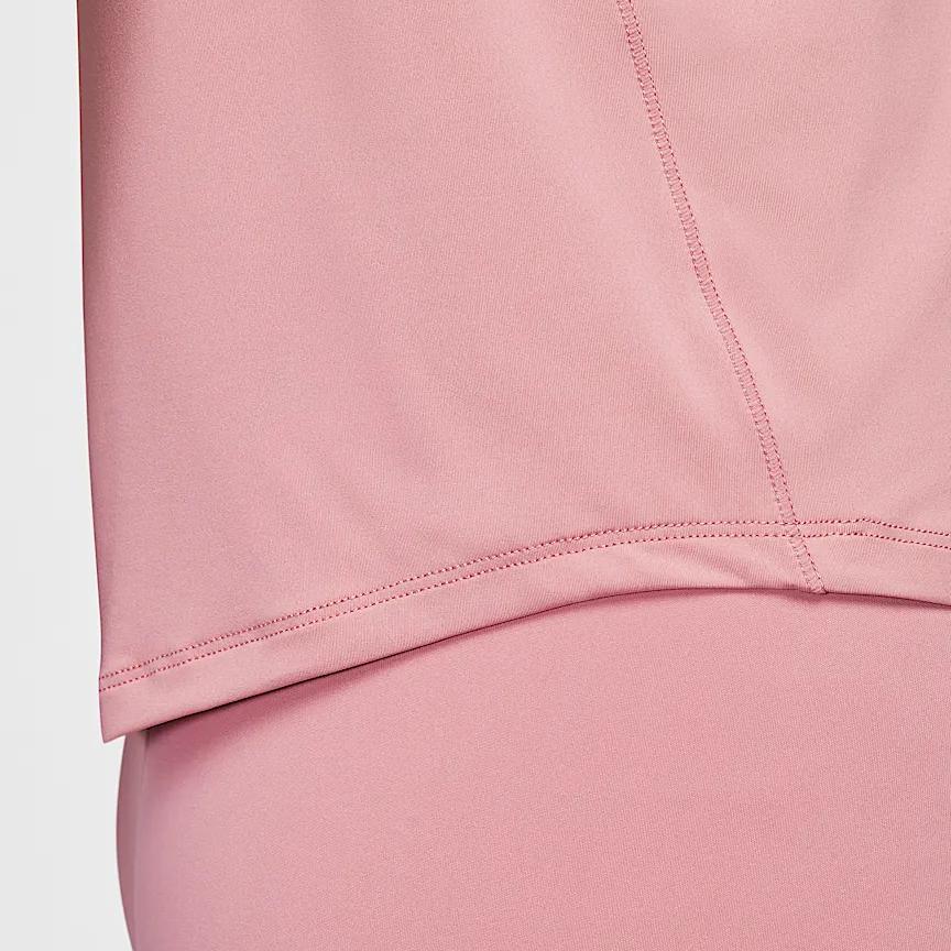 Nike Dri-Fit One Classic Series Comfortable Soft Quick-Dry Short Sleeve T-Shirt Women T-Shirts Pink FN2799-699