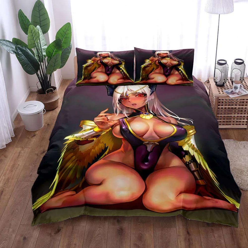 Monster Hunter World Пододеяльник Комплект постельного белья King Queen Double Full Twin Single Size
