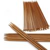 36PCS 18 Size Carbonized Bamboo Crochet Single Pointed Knitting Needles Sweater Needle with A Full Set of Beads