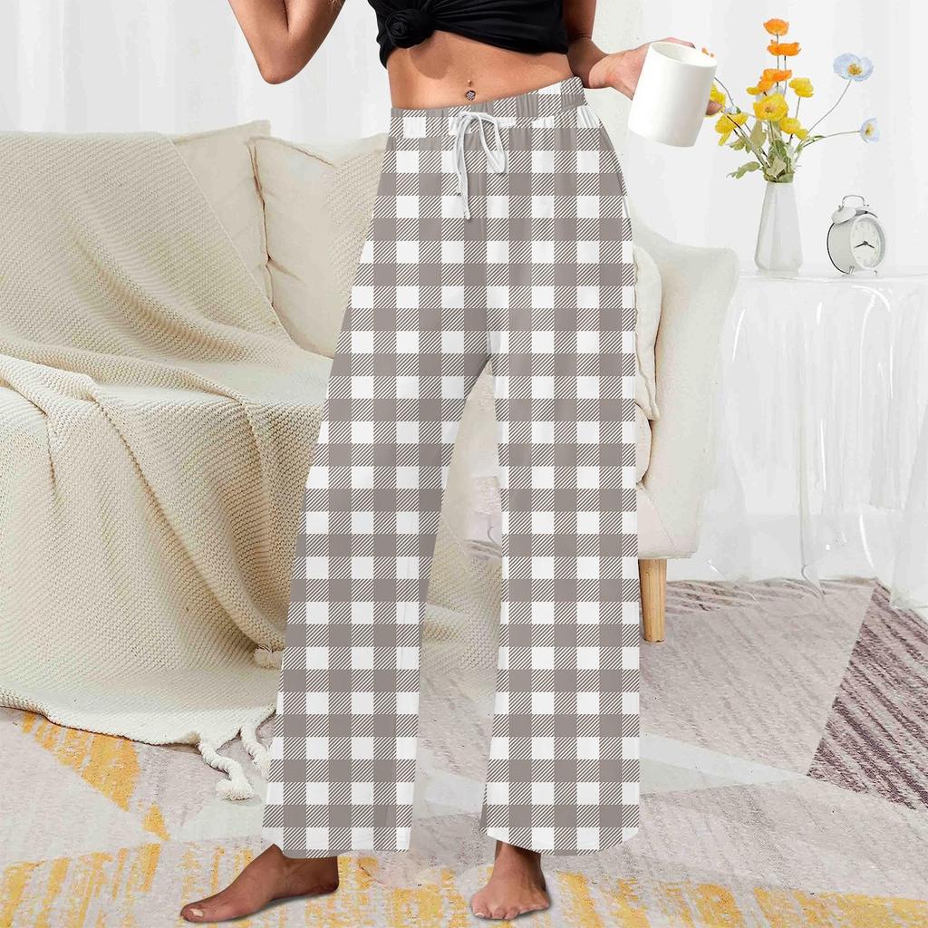 Women's Allover Printed Home Pants Sleeping Pajama Pants Long Pants Pajama Pants Yoga Pants