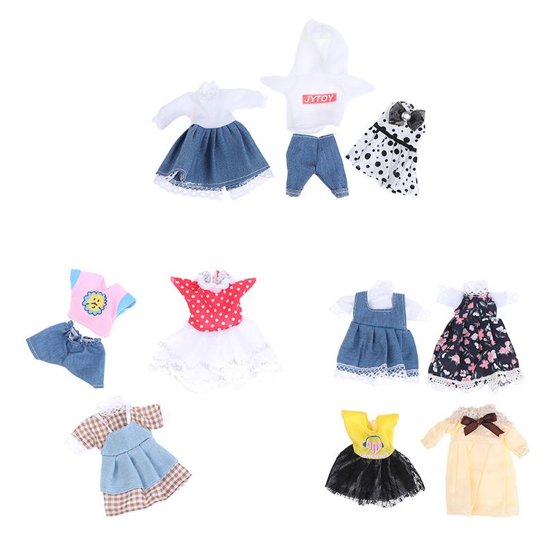 1pc 16cm Bjd Doll Clothes High-end Dress Up Can Dress Up Fashion Doll Clothes Skirt Suit Best Gifts for Children DIY Girls Toys