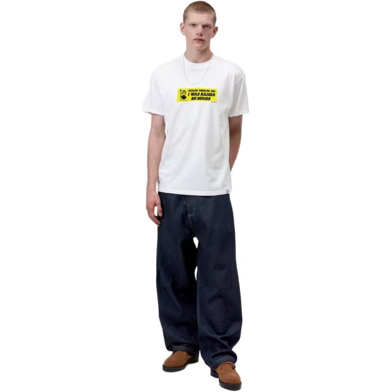 Carhartt WIP SS26 Летние Наклейки на Бампер Футболка Свободная Удобная Простая Короткий Рукав Унисекс Футболка I036884-02-XX