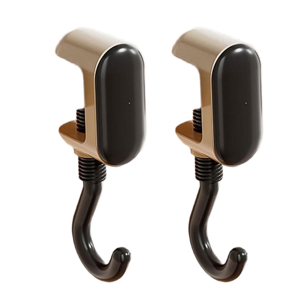 2 шт. Складной настольный крючок для сумок, портативный держатель для сумок, удобный для офисных принадлежностей, ресторана, бара и домашнего использования