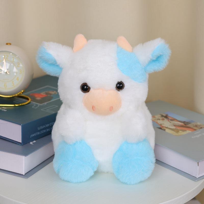 BRGETUO 8-дюймовые мягкие игрушки из коровы, розовая плюшевая корова, милые плюшевые плюшевые игрушки для объятий, мягкая розовая подушка в виде коровы, кавайная розовая плюшевая корова, игрушки, украшение в подарок