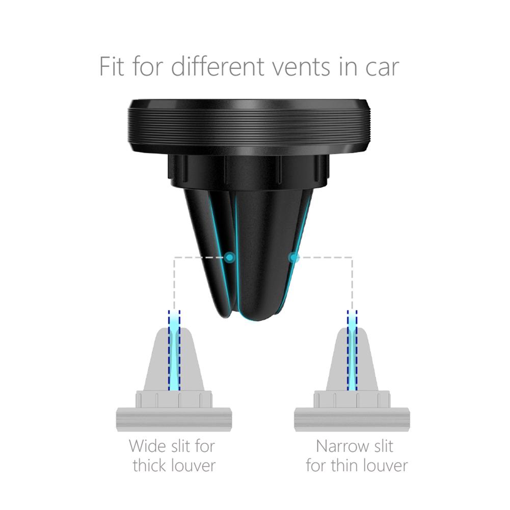 Универсальный круглый магнитный автомобильный держатель для мобильного телефона, вентиляционное отверстие, подставка, кронштейн, аксессуары для телефонов