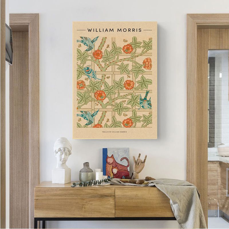 Музей Уильяма Морриса, художественная выставка, плакат, настенная живопись на холсте, ретро, скандинавская гостиная, украшение для дома, фотографии