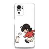 Чехол для телефона для Xiaomi Redmi Note 15 14 13 12 4G 10 11 Pro Plus 5G 14C 13C 12C 10C Прозрачный Мягкий ТПУ Чехол Милый Мальчик Девочка Пара