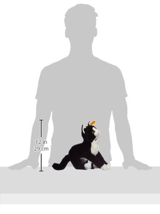 Steiff 99366 Плюшевая Мимми - - - Кот-марионетка - Черный/Белый