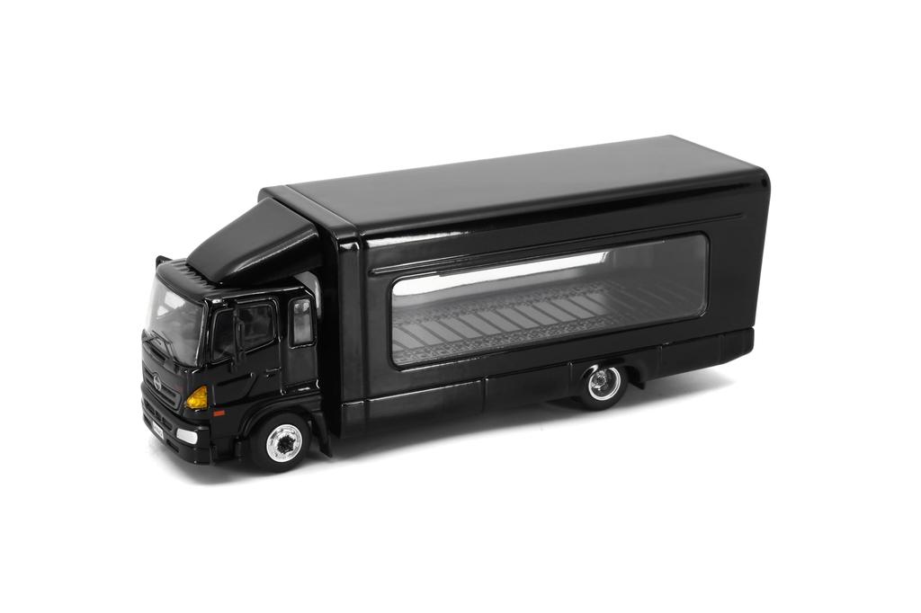 Tiny City Scale Hino 500 Roofed Loader 1/64 (Black)