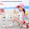 Outdoor Boy Girl Beach Cap Sun Hat Children Bucket Hats Wide Brim Cap UV Protection