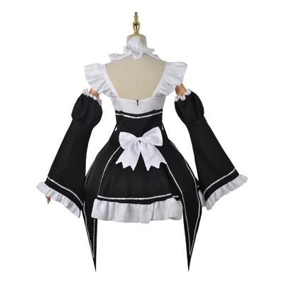 Аниме Ram Rem Lolita Maid, косплей Re Life In A Different World From Zero, костюмы, женское платье Лоли, костюм для вечеринки на Хэллоуин