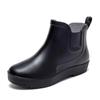 Fashion Rain Shoes Women's Korean Version Anti Slip Rain Boots Short Tube Fashionable External Style New Rubber Shoe Cover