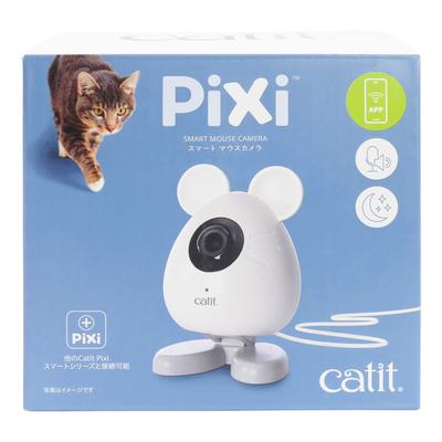 Gex Catit Catit Pixi Smart Mouse Camera 1080p HD Camera Live Video Night Photography 24-часовая запись Управление приложением Smart Pet Camera Запись