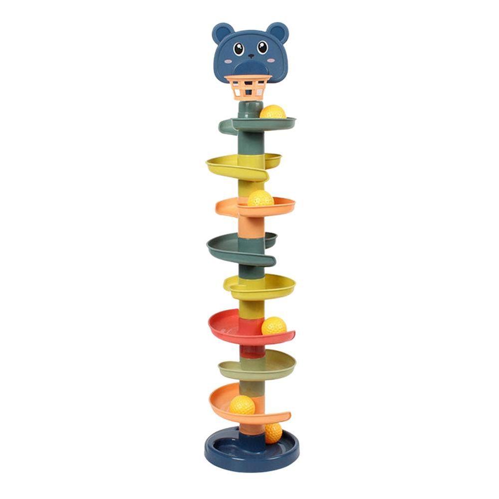 Ball Toy Ball Drop Roll Swirling Tower Spin Track Toy Set Rotating Track Set Educational Toys