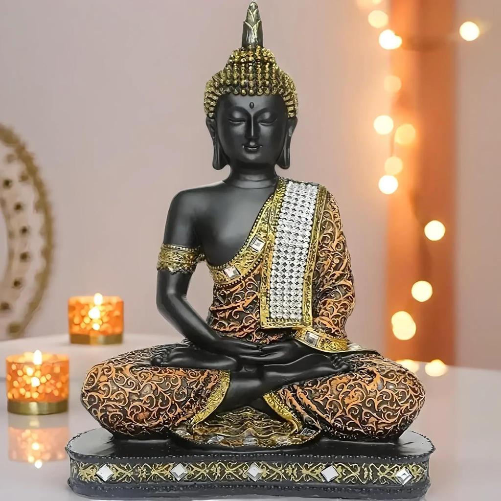 Centimetre Meditating Sitting Buddha Statue showpiece Idol Home Decor Items for Living Room and Gifts