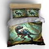 Futuristic robotic dinosaur design Bedding sets Duvet cover sets Duvet covers Pillowcases(1 * Duvet Cover 2 * Pillowcases without duvet insert)