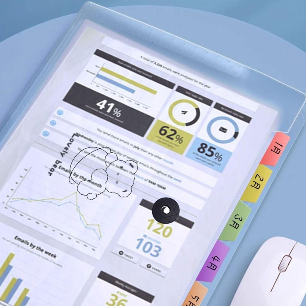 Папка-органайзер формата А4 с 8/12 карманами, большой вместимости, для хранения тестовых работ, для школы и офиса